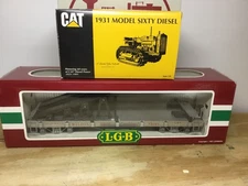 LGB 4360 DG Flat Car with Catapillar Tractor New LQQKIE