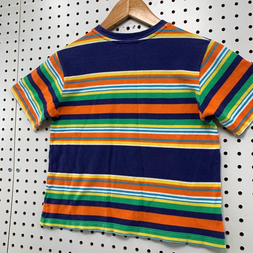 Polo Ralph Lauren Striped Shirt Youth Size 7 Happy Colorful Striped - Picture 8 of 9