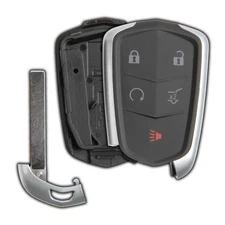 Key Fob Remote Shell Case Replacement for Cadillac SRX XTS HYQ2AB HYQ2EB