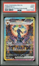 2025 POKEMON PRE EN-PRISMATIC EVOLUTIONS #161 UMBREON EX PSA 9