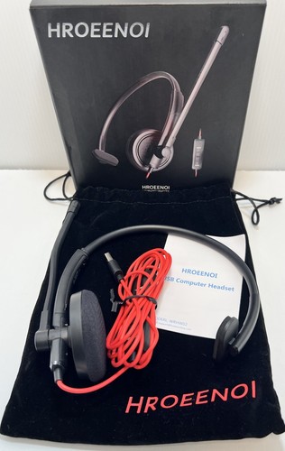 USB Computer Headset Hroeenio OVP getestet funktioniert - Bild 1 von 5