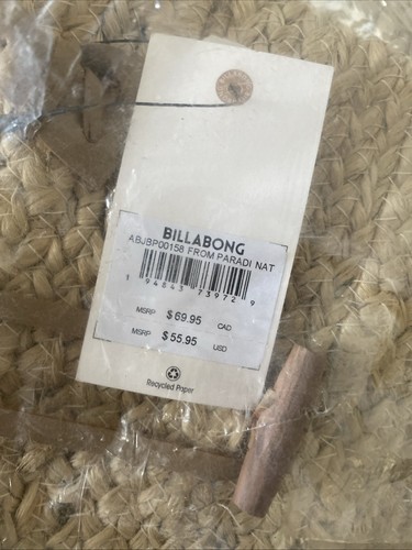 (New) Billabong From Paradise Tote Bag Natural One Size - Picture 6 of 15