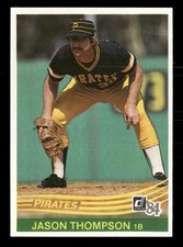 1984 Donruss #64 Jason Thompson Pittsburgh Pirates