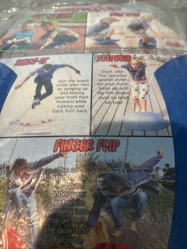 THE SPOONER Balance Board 23" Snowboard Skateboard Exercise Training BLUE - Picture 7 of 10