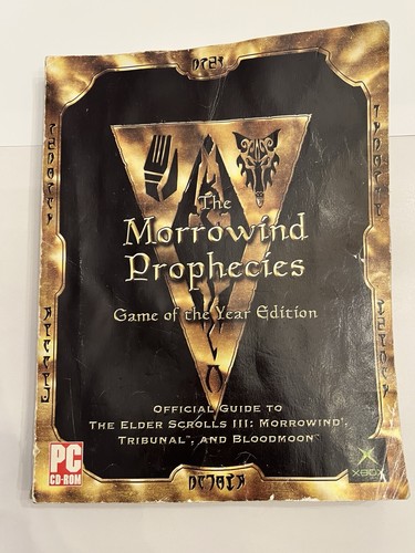 The Morrowind Prophecies GOTY Official Strategy Guide Bethesda 2003 – Fair - Picture 1 of 11
