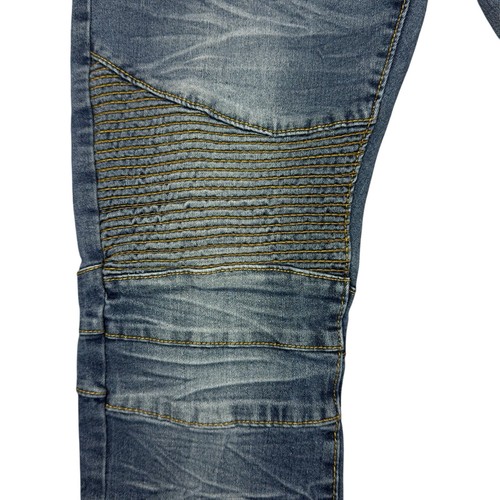 Rocawear Jeans Mens Size 34 X 32 Blue Denim Moto Distressed - Picture 4 of 24