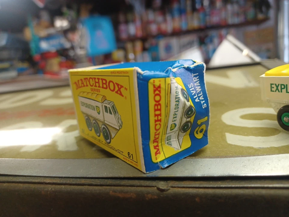 Matchbox Lesney No. 61 Alvis Stalwart “BP Exploration” Labels With Box - Image 4 of 4