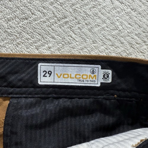 VOLCOM-NWT-Men's Tobacco Frickin Modern Stretch 16 Denim Jeans-Size 29x30 - Picture 8 of 17