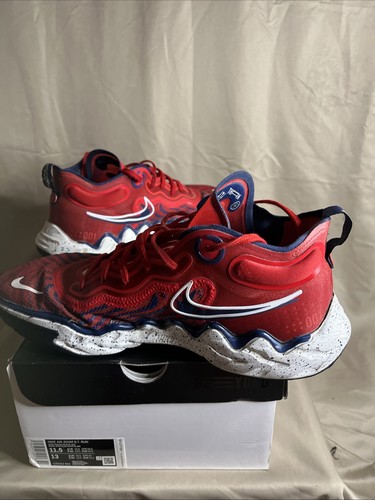 Nike Air Zoom GT Run Shoe CZ0202-604 USA 2021 Red/Blue/White Basketball Sz 11.5 - Picture 5 of 10
