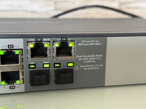 HP ProCurve Switch 2510-24 J9019B 24-Port Fast Ethernet Managed Switch - Photo 2/15