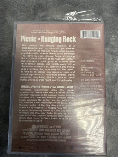 Picnic at Hanging Rock (Criterion Collection) (DVD, 1975) New Sealed - Picture 2 of 2