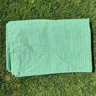 Vintage Ralph Lauren Hampton Beach Club Striped Flat Sheet Twin Italy GUC