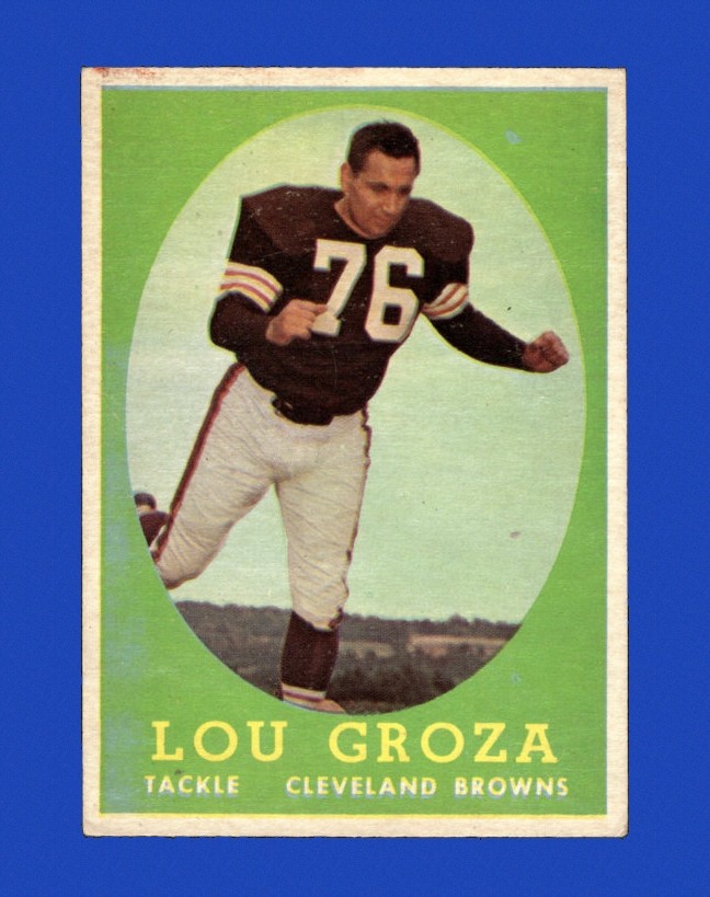 1958 Topps Set-Break # 52 Lou Groza VG-VGEX *GMCARDS*