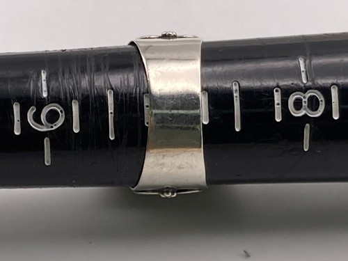 Vintage Sterlingsilber großer rechteckiger Bali Stil Lapislazuli Ring Größe 7 - Bild 6 von 10