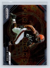 Nick Chubb 2023 Panini Prizm #F-13 Fireworks Cleveland Browns 3-14