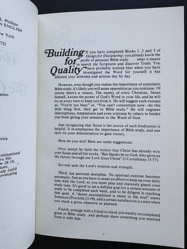 “The Character Of The Christian” Book 4 Design For Discipleship Bible Study - Picture 4 of 11