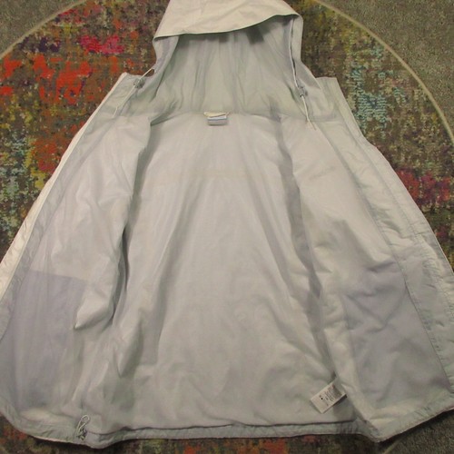 Columbia Omni Tech Regenjacke Damen L weiß Kapuze Mesh gefüttert Naht versiegelt - Bild 6 von 12
