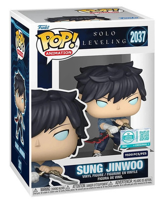 FUNKO POP SOLO LEVELING SUNG JINWOO (UPGRADE) #2037 EE EXCLUSIVE