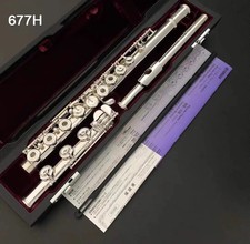 Japan FL-677H Flute Professional Cupronickel Opening C Key 17 Hole Silver Plated