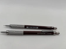 Pentel GraphGear 500 Mechanical Drafting Pencil, 0.3mm, Brown Barrel, Set of 2