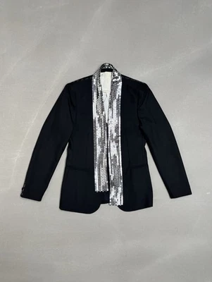 SS 2009 MAISON MARTIN MARGIELA X H&M RE-EDITION black tuxedo jacket size 46 - Photo 1/4