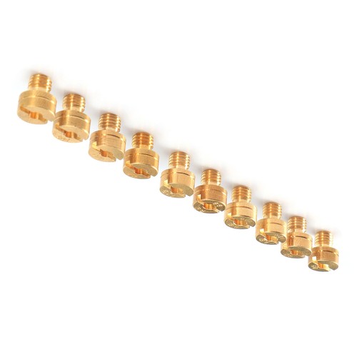 ^10Pcs Carburetor Main Jet Kit For Mikuni VM22/24/26/30 125cc 150cc 200cc 250cc - Picture 5 of 12