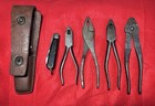 New ListingWwii Us Army Signal Corps Type Cs-34 Lineman's - Pouch ,Tl-29 Knife, 4 Pliers.