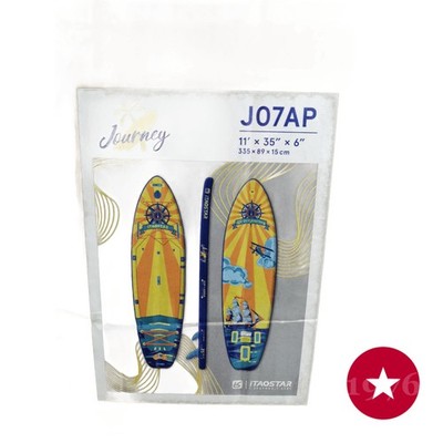 ITAOSTAR SUP Paddle Board J07AP 35in 89cm Wide Inflatable 5 Fins 335cm Used
