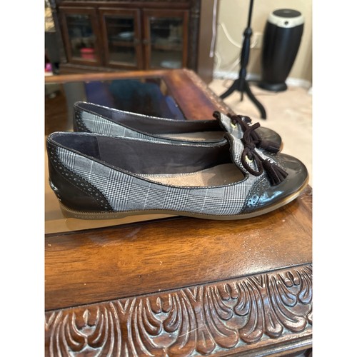 Braun karierte adrette Damen-Flats von Sperry. Größe 7,5. Neu ohne Karton - Bild 2 von 5