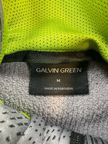 Galvin Green Hoodie Mens Medium Gray Full Zip Pockets Golf Outdoor Sweatshirt - Picture 6 of 7