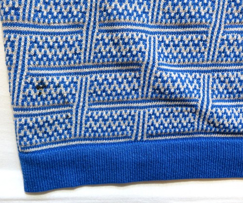 Vintage Poloshirt mit Polokragen 60er Jahre Rockabilly Mad Herren Golf 1/4 Reißverschluss vorne *getragen* - Bild 6 von 7
