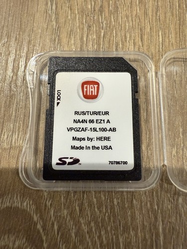 Fiat 124 Spider NA4N66EZ1A SAT NAV MAP SD CARD UPDATE UK & EUROPE 2022.’ - Picture 1 of 4