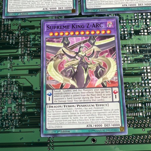 Supreme King Z-ARC - LED6-EN054 - Common 1st Edition Yugioh Card 3 - Picture 2 of 5