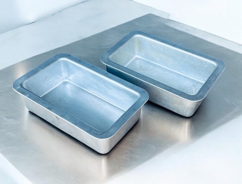 Pair (2) REMA Air Bake Bread Loaf Pan 9-1/4 x 5-1/4 Double Wall Insulated