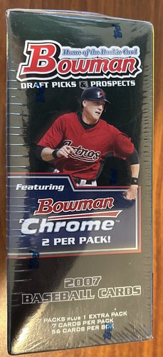 2007 Bowman Draft Picks & Prospects Baseball Blaster Box Sealed Free Shipping - Picture 6 of 6