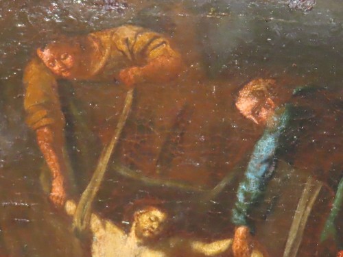 Früher Altmeister Immagine Sacra Dipinto Crocifissione Scena , Gesù - Picture 16 of 17