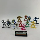 Vintage Lot of 14 1993 Bandai Power Rangers MMPR Mini Figures 3" Painted PVC