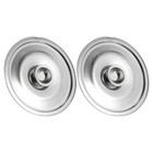 2pcs Jar Deckel Edelstahl Deckel Mehrzwecköl-Öl-Topf-Abdeckungsabdeckung für