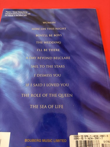 The Pirate Queen Songbook Piano Vocal Selections Sheet Music 11 Songs 2007 PB - Picture 12 of 12