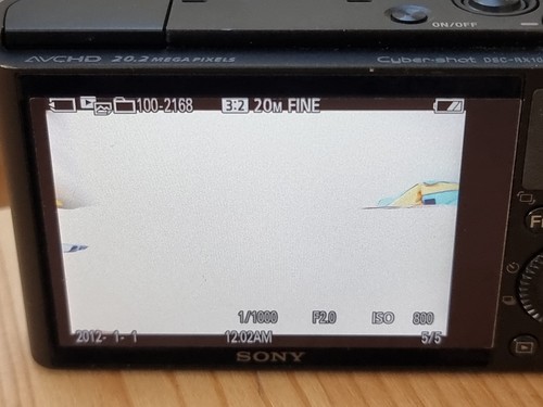 Sony Cyber-shot DSC-RX100 Digitalkamera – defekt (Software + Blende) - Bild 5 von 23