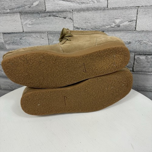 Clarks Collection Mens Wallabee Chukka Size 9.5 Tan Suede - Imagen 9 de 9