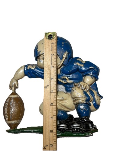 Lote de 3 arte de pared colgante vintage de metal fundido a presión Homco años 70 jugadores de fútbol - Imagen 6 de 23