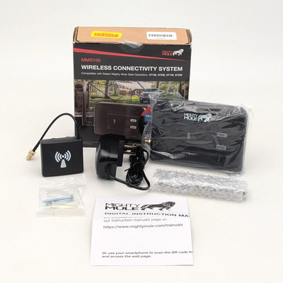Mighty Mule MMS100 Wireless Connectivity System for Gate Opener in Black