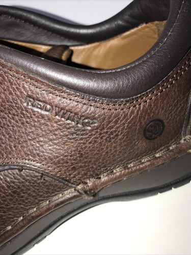 Red Wing Shoes 8704 Stitchmax Brown Leather Lace-Up Oxfords US Mens Size 9.5 D - Picture 6 of 16