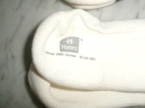NOS 2 Pr Hanes Vintage Equipo Olímpico EE. UU. Calcetines al Tobillo Atléticos Tobillo 5-9 - Imagen 3 de 3