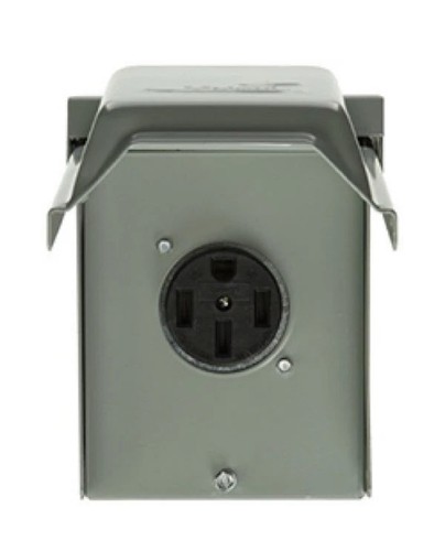 GE ENERGY INDUSTRIAL SOLUTIONS Midwest Electric 50A 120/240V Outdoor Raintite Re - Bild 1 von 5