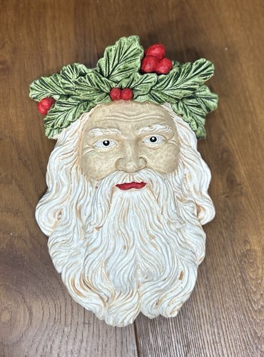 Santa House of Lloyd Weihnachten um die Welt St Nick Wandrelief Gips Vintage - Bild 7 von 17
