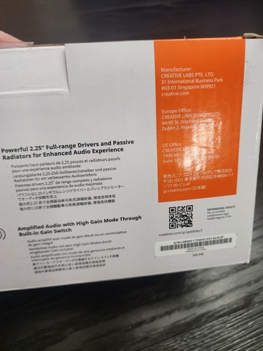 Interruptor de entrada Creative Pebble V3 blanco (audio USB/Bluetooth/entrada de pines de 3,5 mm) Nuevo en caja - Imagen 7 de 9