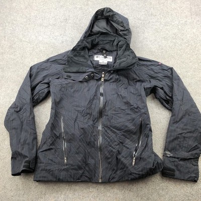 Columbia Jacket Womens Medium Black Titanium Omni Tech Interchange Ski Coat