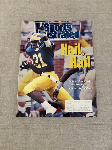 Sep 1991 Desmond Howard Hail, Hail Sports Illustrated Magazine - Picture 1 of 3